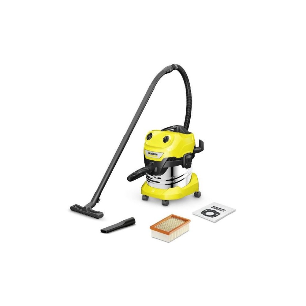 Aspirateur eau et poussiere KARCHER WD 4 P S V-20/5/22 - Cuve inox 20