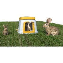 Terrier de lapin - KERBL - BUNNY BASE KIT - Habitat parfait - Cavité