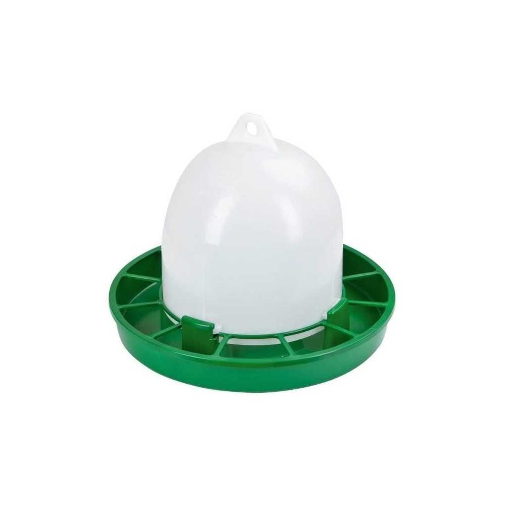 Nourrisseur plastique poules - KERBL - 24 cm - Ø30 cm - 2,5 kg - Blan