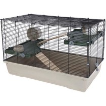 Cage pour petits animaux - KERBL - FLAT NATURE - 80 x 45 x 53 cm - 3