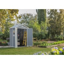 KETER - Abri de Jardin en résine 4,4 m² - 185 x 236 x 227 cm