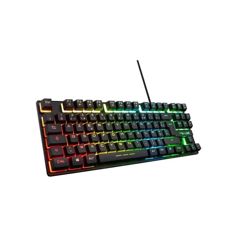 Clavier Gamer - The G-Lab - KEYZ CAESIUM TKL - RGB - Filaire - Azerty