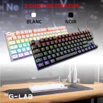 Clavier Gamer - The G-Lab - KEYZ MERCURY TKL - Mécanique (Switch Roug