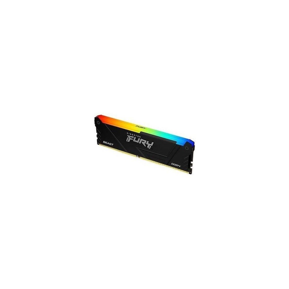 Mémoire RAM - KINGSTON - FURY Beast - RGB - 16 Go - DDR4 - 3200 MHz C