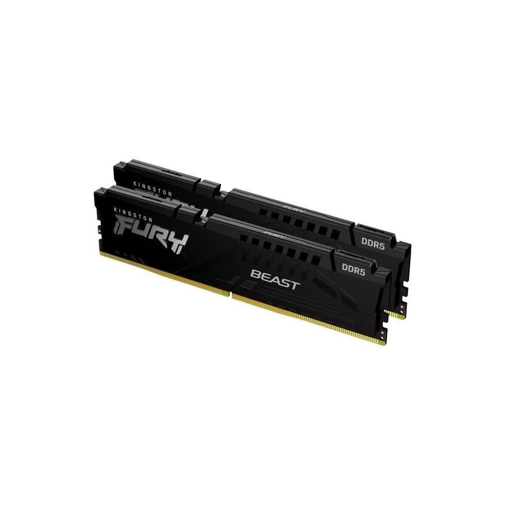 Mémoire RAM - KINGSTON - FURY Beast - 16 Go (2 x 8 Go) - DDR5 - 6000