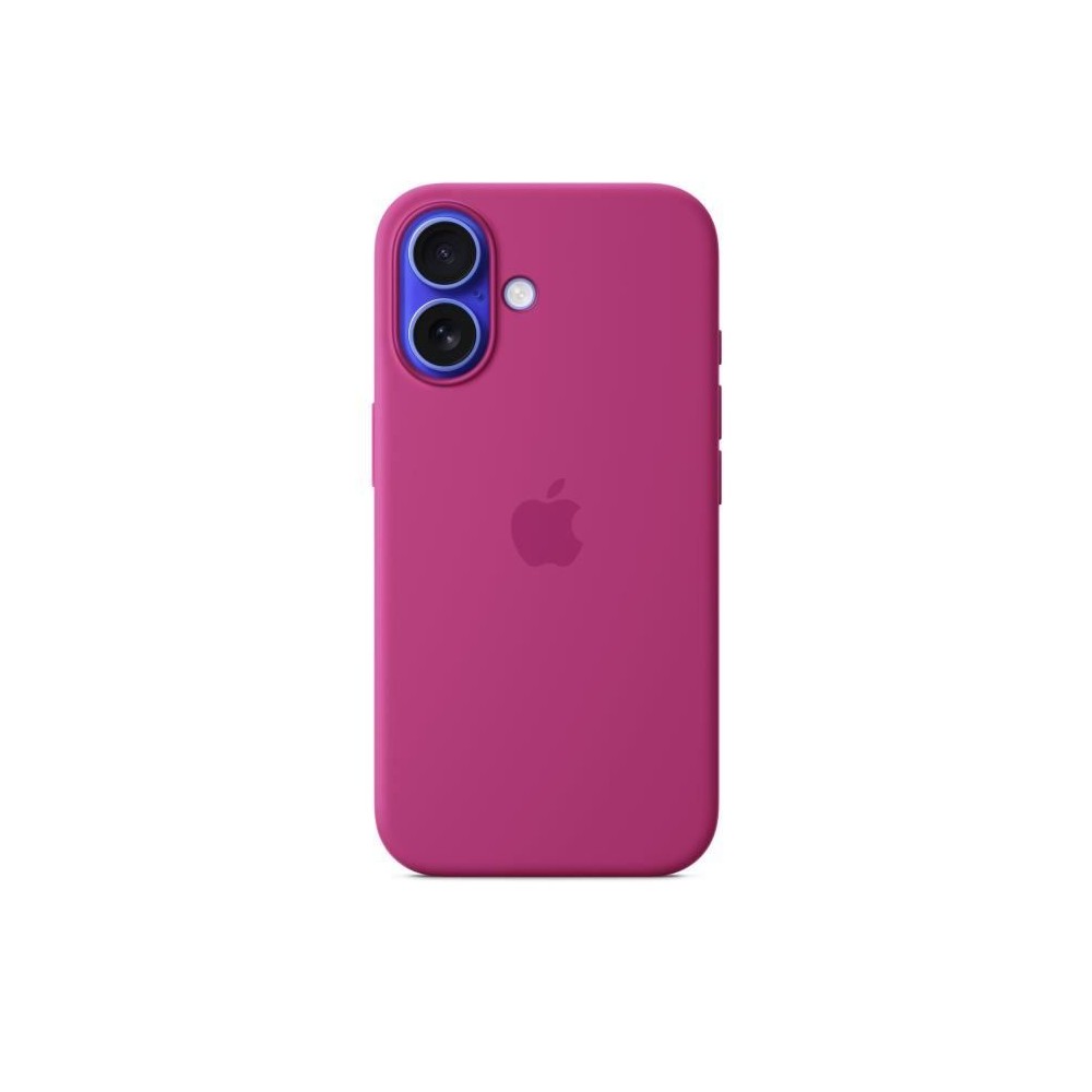 APPLE iPhone 16 - Coque en silicone avec MagSafe - Fuchsia