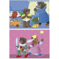 Puzzle - EDUCA - Petit Ours Brun : Ensemble de 2 puzzles de 48 pieces pour enfants des 4 ans