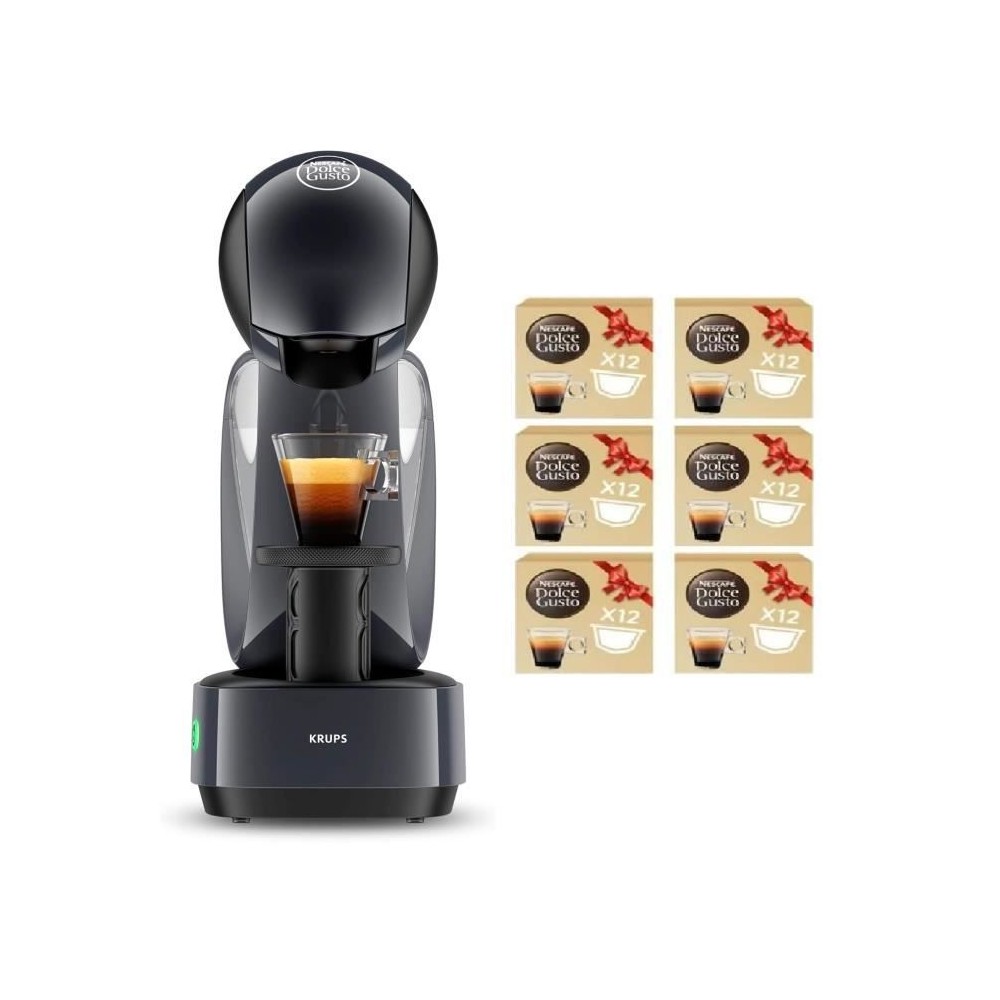 KRUPS Nescafé Dolce Gusto Infinissima + 6 boites de café bio, Offre