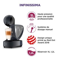 KRUPS Nescafé Dolce Gusto Infinissima + 6 boites de café bio, Offre