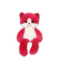 Peluche Chat Leggies - GIPSY TOYS - Framboise, 48 cm