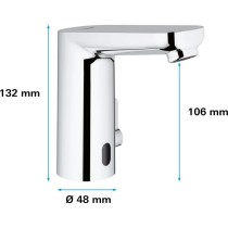 Mitigeur lavabo infrarouge GROHE Get E - limitateur température ajustable - déclenchement sans contact