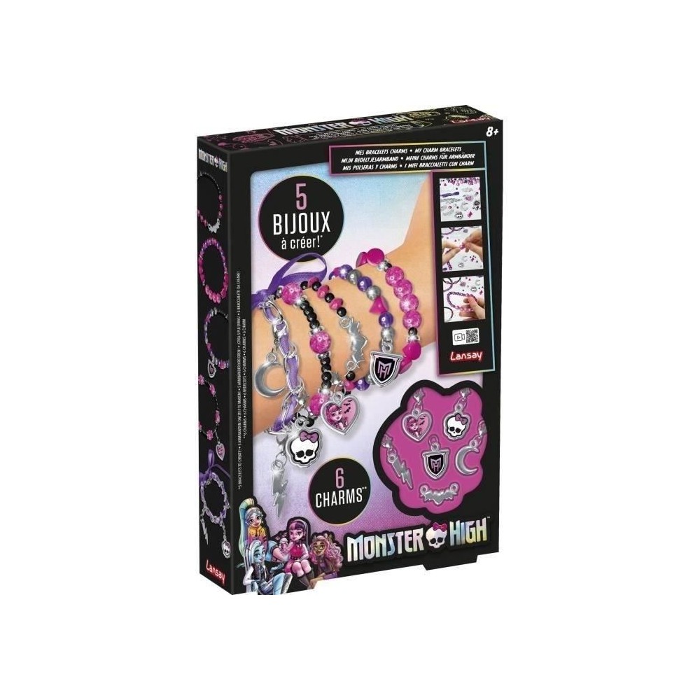 Jeu de création bijoux - LANSAY - 20531 - Monster High - Mes Bracelet