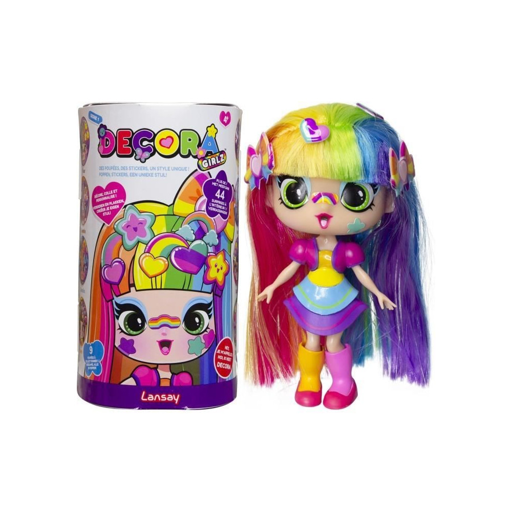 Poupée - LANSAY - 55101 - Decora Girlz - Minis Poupées Fashion a Per