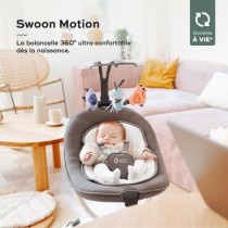 Babymoov Balancelle bébé électrique Swoon Motion, Assise a 360°, Z