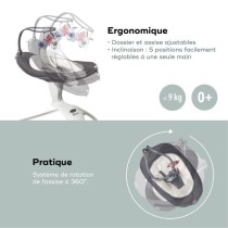 Babymoov Balancelle bébé électrique Swoon Motion, Assise a 360°, Z