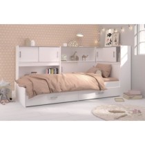 PARISOT SCOOP Lit Enfant l90x L200 cm avec 3 meubles de rangement - Co