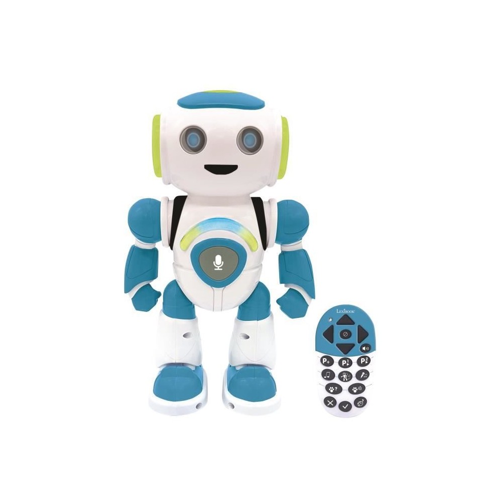 POWERMAN JUNIOR - Mon Robot Intelligent qui lit dans les pensées (Français), sons et lumieres - LEXIBOOK