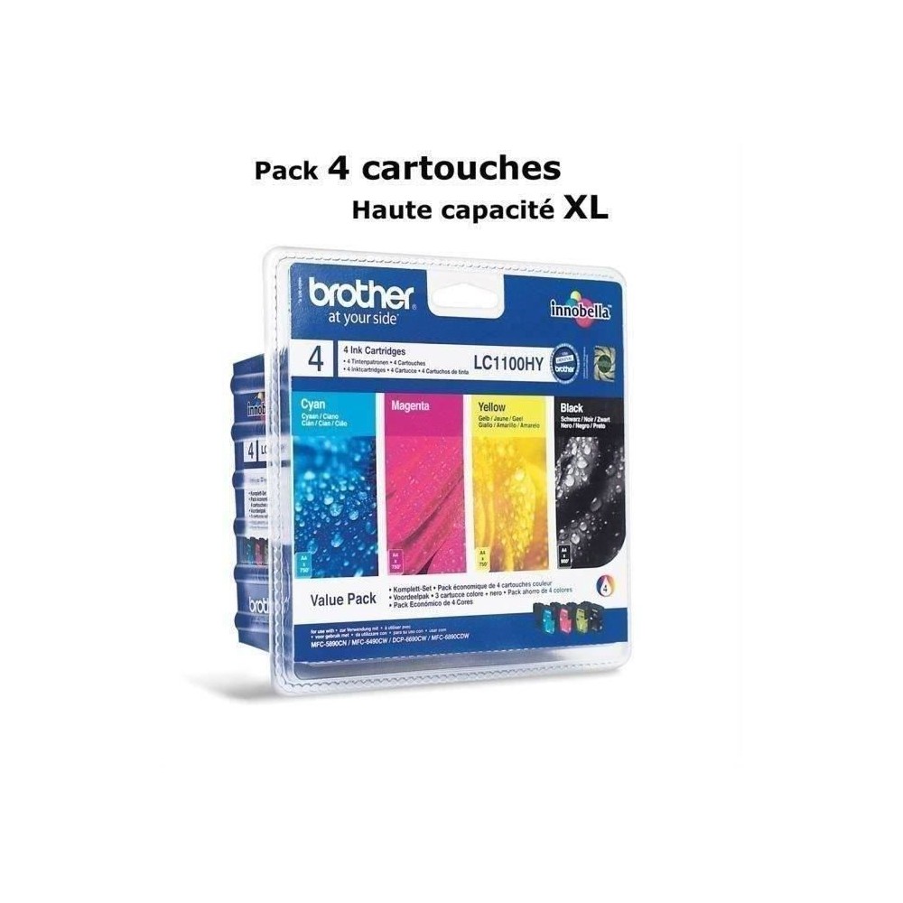 Brother LC1100HY Cartouches d'encre Multipack Coul