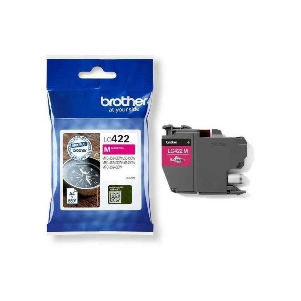 Cartouche LC422M - BROTHER - Magenta - 550 p - Pour Business Smart MFC