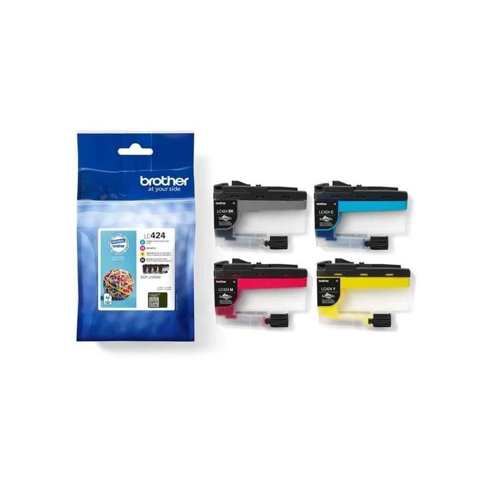 Pack de 4 Cartouches LC424VAL - BROTHER - Noir, Cyan, Magenta et Jaune