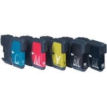 Brother LC980 Cartouches d'encre Multipack Coul...