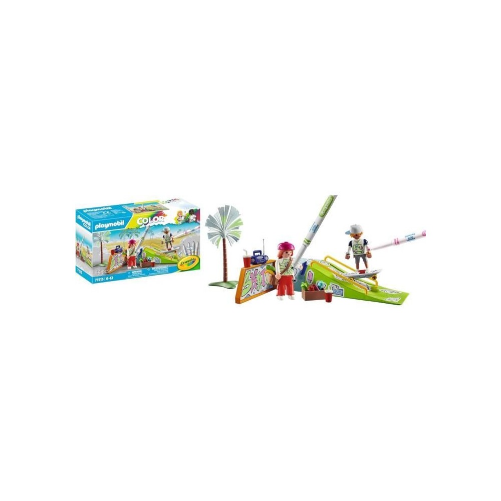 PLAYMOBIL - 71515 - Skateurs avec rampe