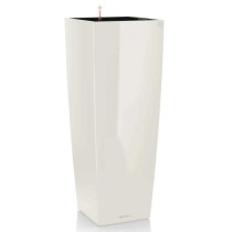 LECHUZA Jardiniere Cubico Alto 40 ALL-IN-ONE Blanc brillant 18230