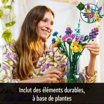 LEGO Icons 10313 Bouquet de Fleurs Sauvages, Plantes Artificielles ave