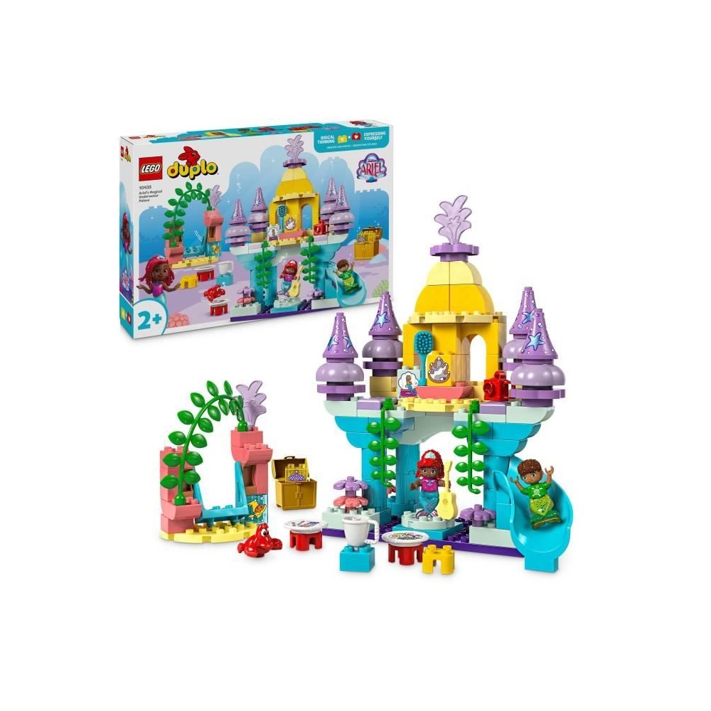 LEGO DUPLO | Disney 10435 Le palais sous-marin magique d'Ariel - Poup