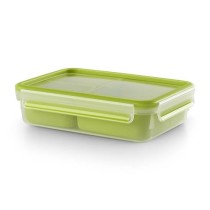 TEFAL Masterseal To Go Lunch Box, Boîte a déjeuner 1,2 L, 3 compartiments, 100% hermétique, Sans BPA, Garantie 30 ans K310041