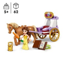 LEGO 43233 Disney Princess L'Histoire de Belle - La Caleche, Jouet ave