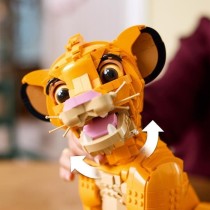 LEGO Disney Classic 43247 Simba, le jeune Roi lion, figurine d'animal