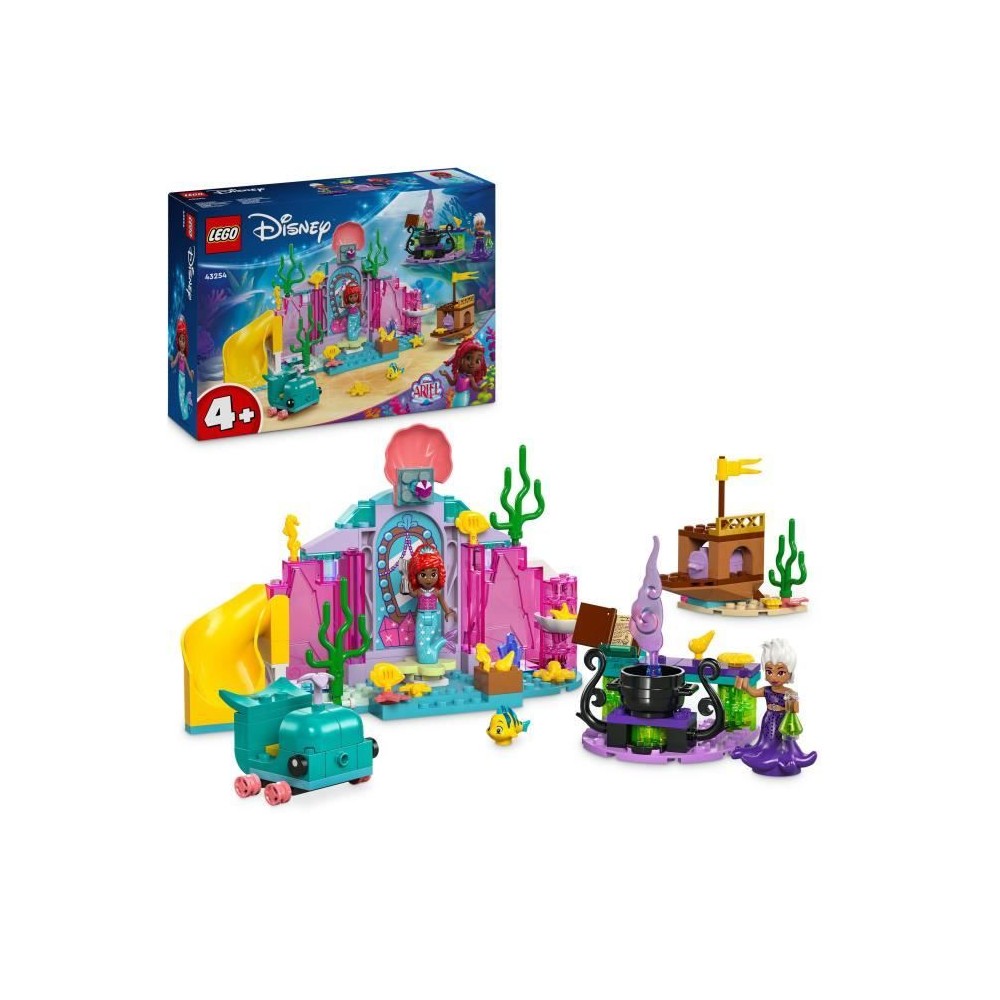 LEGO | Disney Princess 43254 La grotte de cristal d'Ariel, set de cons