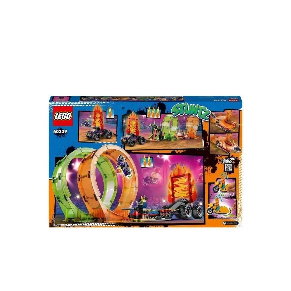 LEGO 60339 City Stuntz L'Arene de Cascade avec Double Looping, Monster