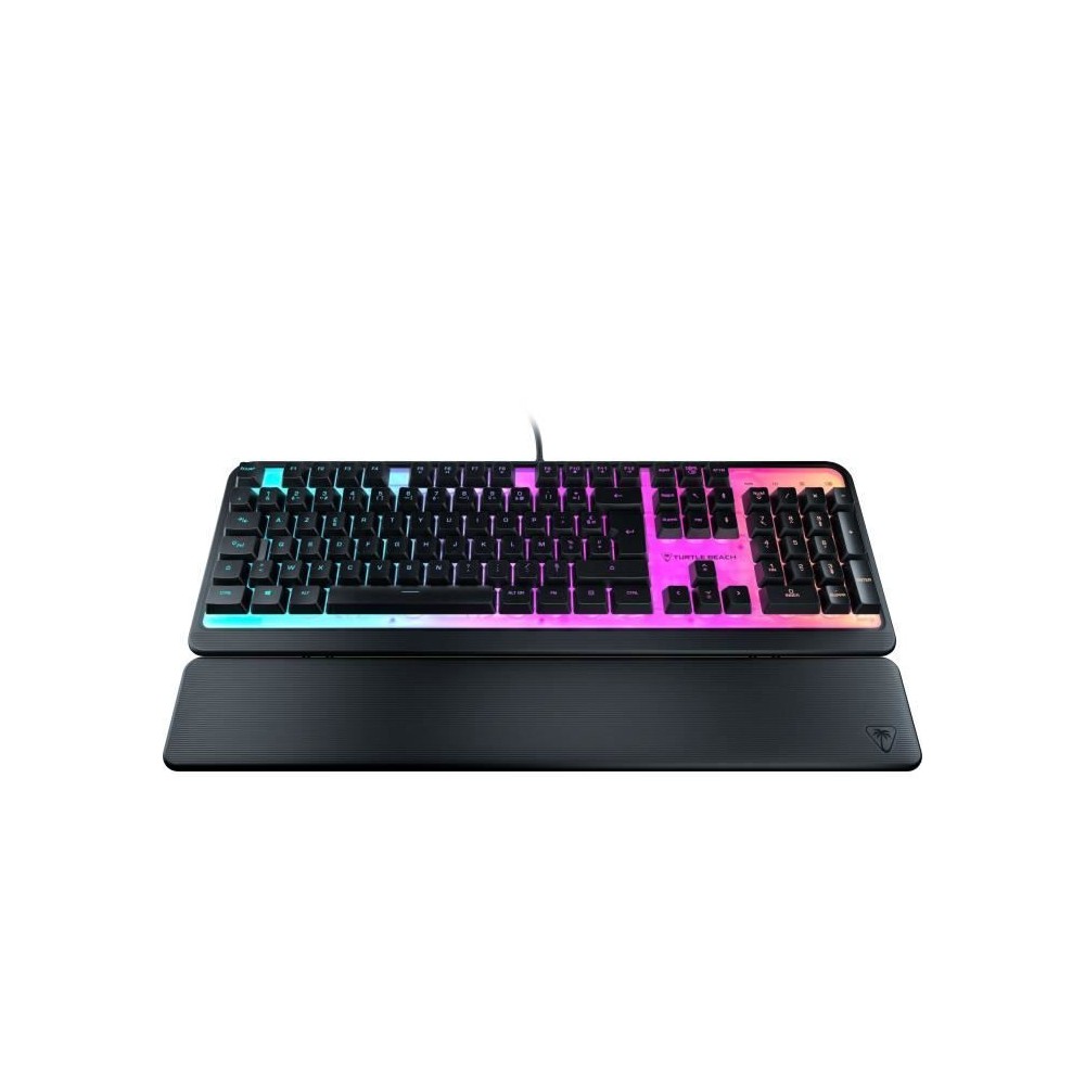 Clavier de jeu - Turtle Beach Magma - Membrane RGB - Noir, touches silencieuses, AIMO™ RGB