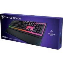 Clavier de jeu - Turtle Beach Magma - Membrane RGB - Noir, touches silencieuses, AIMO™ RGB