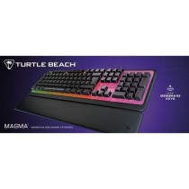 Clavier de jeu - Turtle Beach Magma - Membrane RGB - Noir, touches silencieuses, AIMO™ RGB