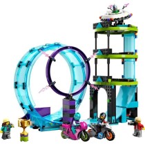 LEGO City Stuntz 60361 Le Défi Ultime des Motards Cascadeurs, Jouet M