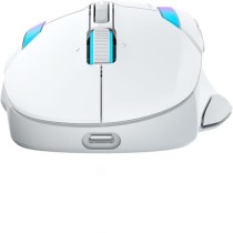 Souris gaming sans fil - Turtle Beach Kone™ II Air - Ergonomique - Blanc, Bluetooth, 26 000 DPI, molette 4D