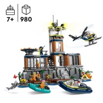 LEGO 60419 City La Prison de la Police en Haute Mer, Jouet avec Hélic