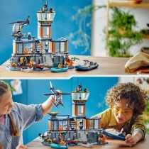 LEGO 60419 City La Prison de la Police en Haute Mer, Jouet avec Hélic