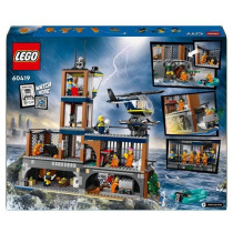 LEGO 60419 City La Prison de la Police en Haute Mer, Jouet avec Hélic