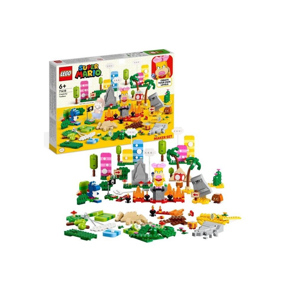 LEGO Super Mario 71418 Set La boîte a Outils Créative, Jouet Enfants