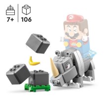 LEGO Super Mario 71420 Ensemble d'Extension Rambi le Rhinocéros, Joue