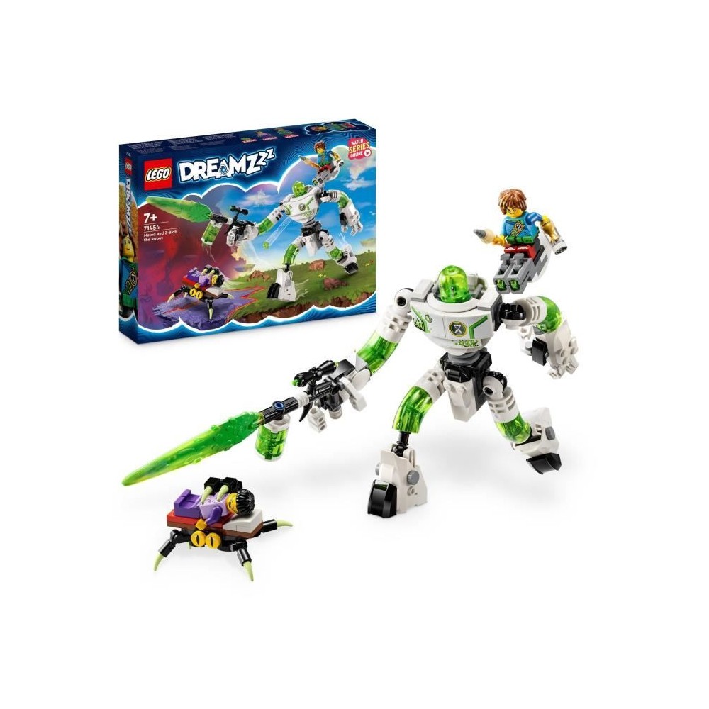 LEGO DREAMZzz 71454 Mateo et Z-Blob le Robot, Jouet avec Grande Figuri