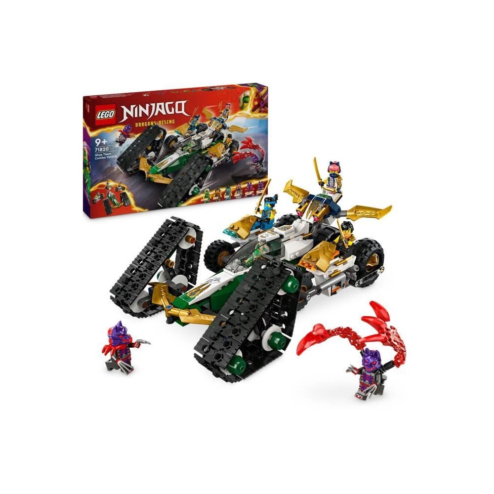 LEGO NINJAGO 71820 Le véhicule combiné de l'équipe des ninjas - Pla