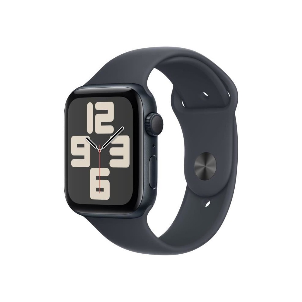 Apple Watch SE GPS - 44mm - Boîtier Midnight Aluminium - Bracelet Midnight Sport Band - S/M