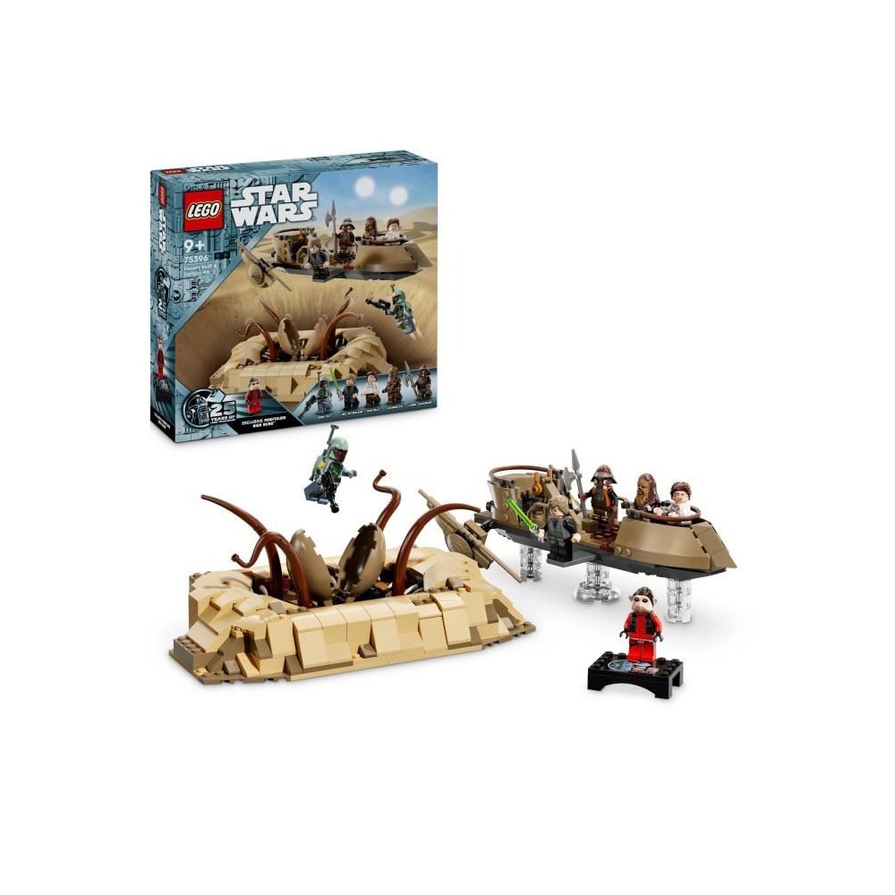 LEGO Star Wars 75396 L'Esquif du Désert et la Fosse du Sarlacc - Set