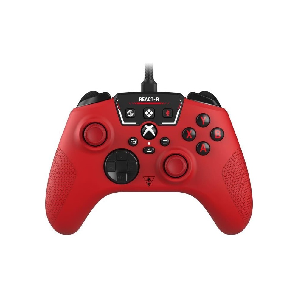 Manette de jeu filaire - TURTLE BEACH - REACT-R - Rouge - Xbox & Windows