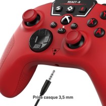 Manette de jeu filaire - TURTLE BEACH - REACT-R - Rouge - Xbox & Windows